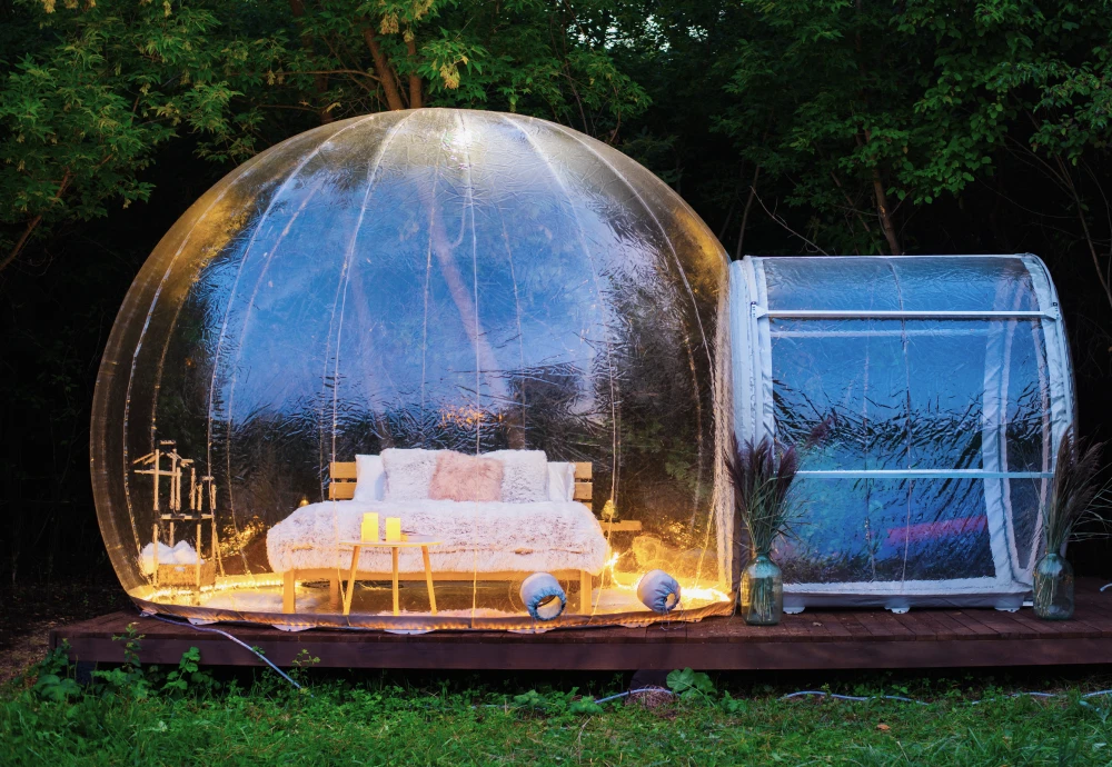 bubble tent ideas