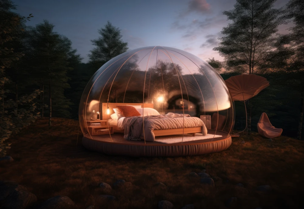 camping clear inflatable bubble tent